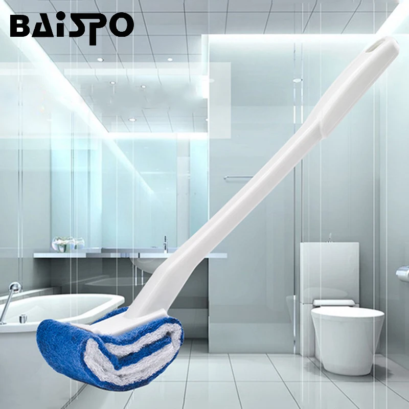 BAISPO Plastic Long Handle Bathroom Toilet Cleaning Brush Scrub Household Lavatory Cleaning Brush Tools Bathroom Accessories
BAISPO Plastic Long Handle Bathroom Toilet Cleaning Brush Scrub Household Lavatory Cleaning Brush Tools Bathroom Accessories