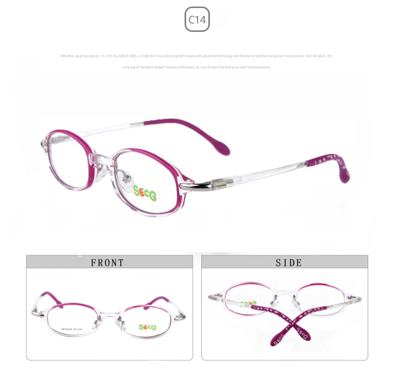 SECG Youth Eyeglasses in Hand