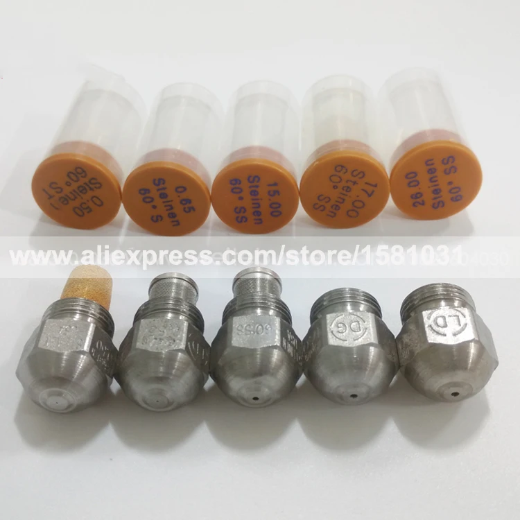 USA STEINEN nozzle 0.75-6.0 Diesel Atomization nozzle stainless steel nozzle oil burner nozzle 60 degree
USA STEINEN nozzle 0.75-6.0 Diesel Atomization nozzle stainless steel nozzle oil burner nozzle 60 degree