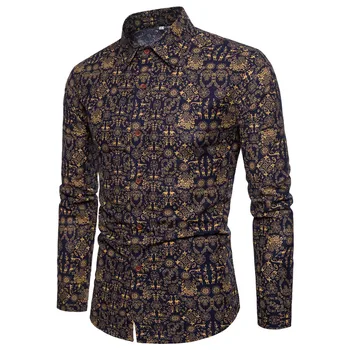 Classic Mature Man Tourism Clothes 2020 November Hot Sale Male Shirts National Style Business Casual Elegant Men Floral Blouse
Classic Mature Man Tourism Clothes 2020 November Hot Sale Male Shirts National Style Business Casual Elegant Men Floral Blouse