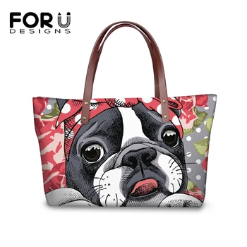 FORUDESIGNS Women Bag Boston Terrier Print Top-handle Bags for Ladies Fashion Handbag Large Tote Bag for Travel Shoulder Bag New
FORUDESIGNS Women Bag Boston Terrier Print Top-handle Bags for Ladies Fashion Handbag Large Tote Bag for Travel Shoulder Bag New