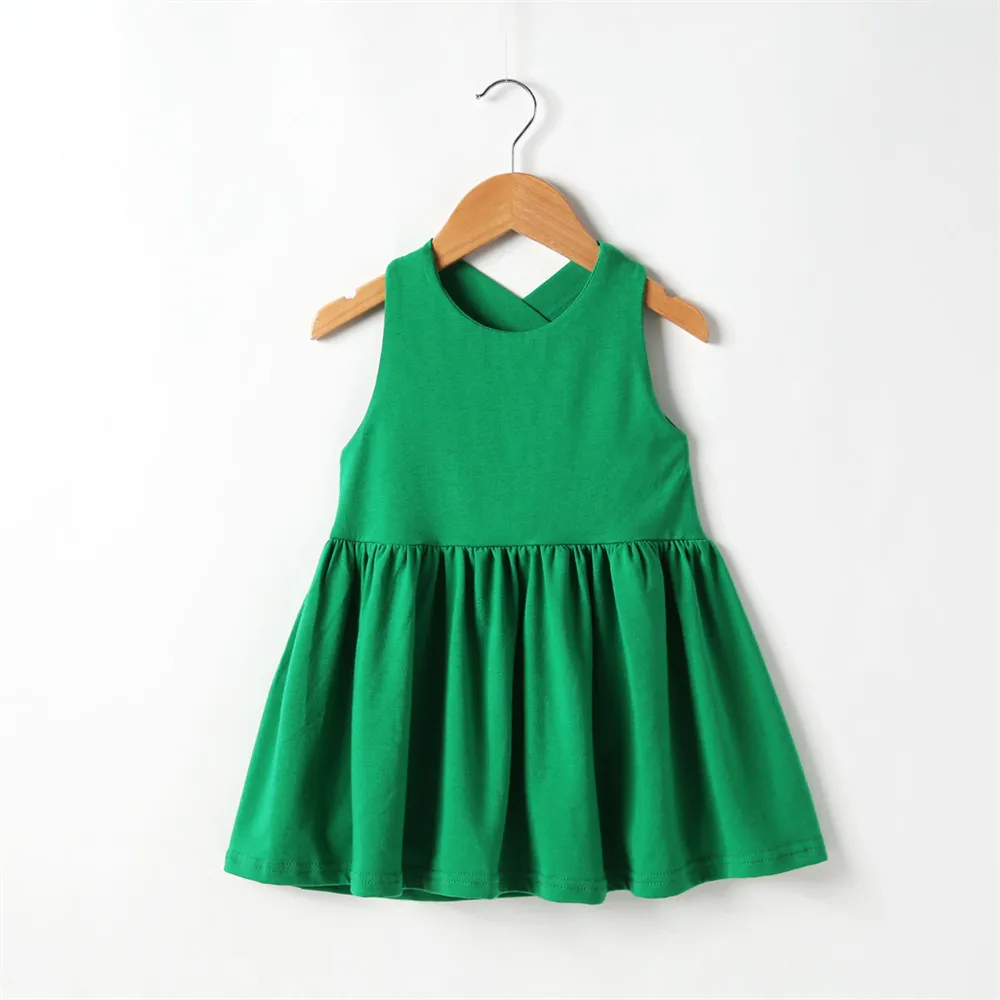 New Summer Kids Clothes Fashion Girl Backless Dress Children Cotton Sleeveless Dresses 1-6 Years Baby Girls Princess Dress
New Summer Kids Clothes Fashion Girl Backless Dress Children Cotton Sleeveless Dresses 1-6 Years Baby Girls Princess Dress