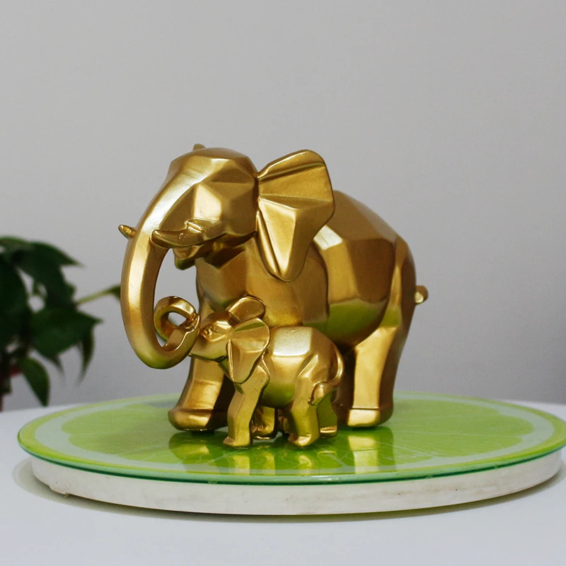 Home Decoration Crafts Resin golden Elegant Elephant Statue Lucky Wealth Sculpture Miniature Collectibles Gift
Home Decoration Crafts Resin golden Elegant Elephant Statue Lucky Wealth Sculpture Miniature Collectibles Gift