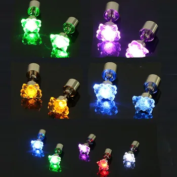 Pair Charm LED Earring Light Up Butterfly Glowing Crystal Stainless Ear Stud Party Wedding Glow Props Earring
Pair Charm LED Earring Light Up Butterfly Glowing Crystal Stainless Ear Stud Party Wedding Glow Props Earring