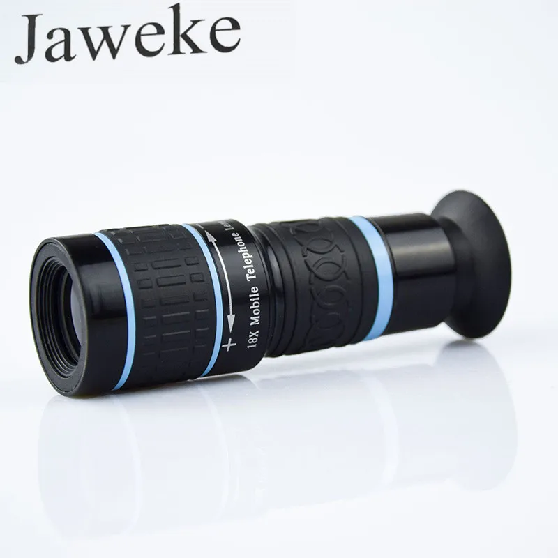 

JAWEKE HD Telephoto Mobile Phone Lens Monocular Universal 18x zoom External Camera Big Wide Angle Mini Telescope