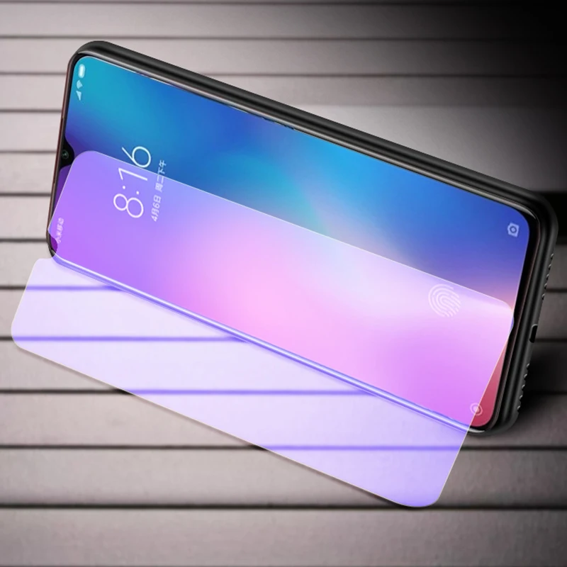 Закаленное стекло EXUNTON 9H 2.5D с защитой от синего цвета для samsung Galaxy M10 M20 M30 защитная