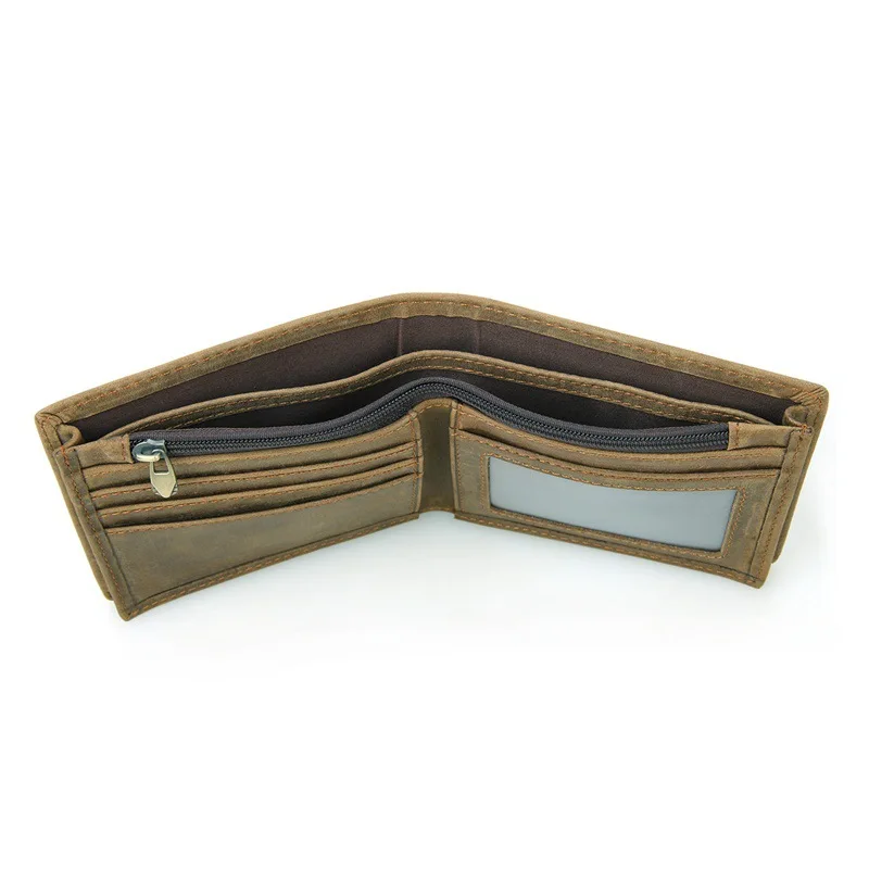 Short Men Card Wallets Men's Genuine Leather Solid Wallet 
Short Men Card Wallets Men's Genuine Leather Solid Wallet