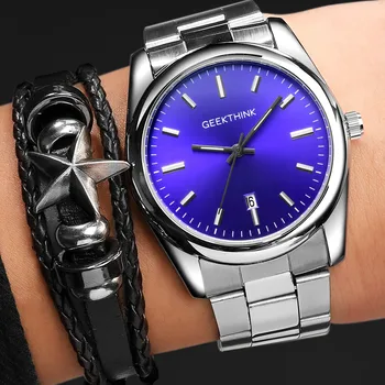 GEEKTHINK Luxury Brand Analog sports Wristwatch Male Auto Date Men's Quartz Wrist Watch Black Business Clock Relogio Masculino
GEEKTHINK Luxury Brand Analog sports Wristwatch Male Auto Date Men's Quartz Wrist Watch Black Business Clock Relogio Masculino