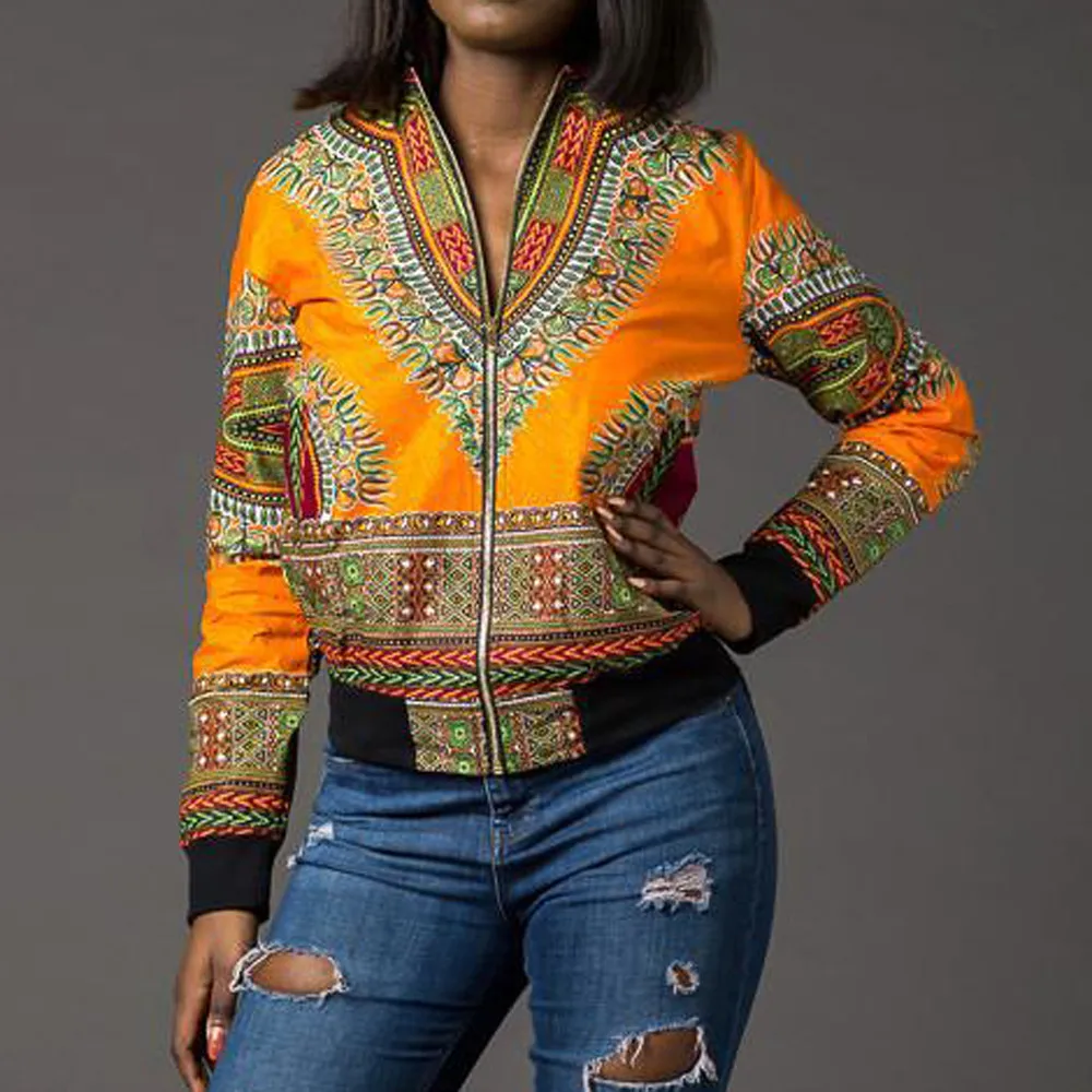 Bluzki Damskie Blouse 2019 Women Dashiki Long Sleeve Fashion African Print Dashiki Short Casual Jacket Roupas Feminina 
Bluzki Damskie Blouse 2019 Women Dashiki Long Sleeve Fashion African Print Dashiki Short Casual Jacket Roupas Feminina