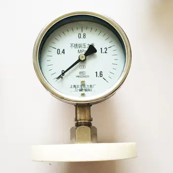 YBF-100MF/F4 0-1.6 all PTFE stainless steel pressure gauge pressure gauge factory in Shanghai
YBF-100MF/F4 0-1.6 all PTFE stainless steel pressure gauge pressure gauge factory in Shanghai