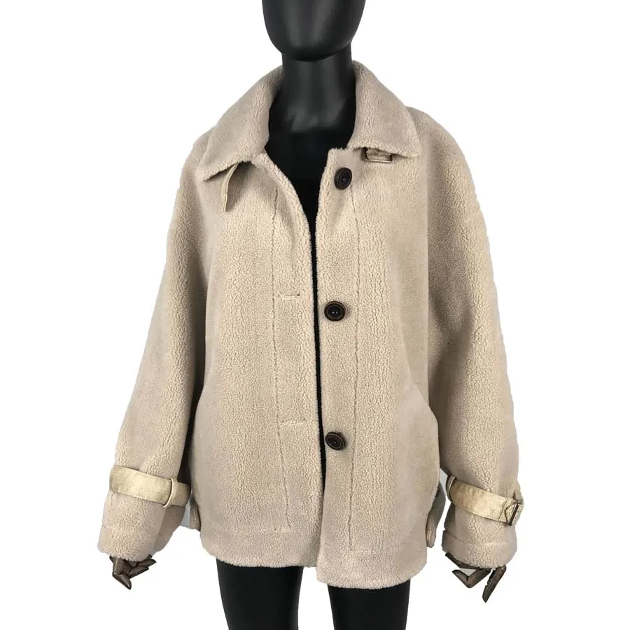 2019 new Arrival wool coat casual style Teddy Bear Icon Coat Classic Suede Leather Liner Granule Sheep Shearing Coat
2019 new Arrival wool coat casual style Teddy Bear Icon Coat Classic Suede Leather Liner Granule Sheep Shearing Coat