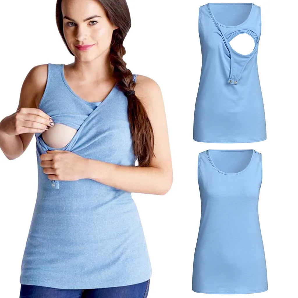SAGACE Summer Women Maternity Solid Tops Nursing Pregnant Baby Vest Clothes Maternity Blouse T-Shirt Pregnancy Clothes T Shirt
SAGACE Summer Women Maternity Solid Tops Nursing Pregnant Baby Vest Clothes Maternity Blouse T-Shirt Pregnancy Clothes T Shirt