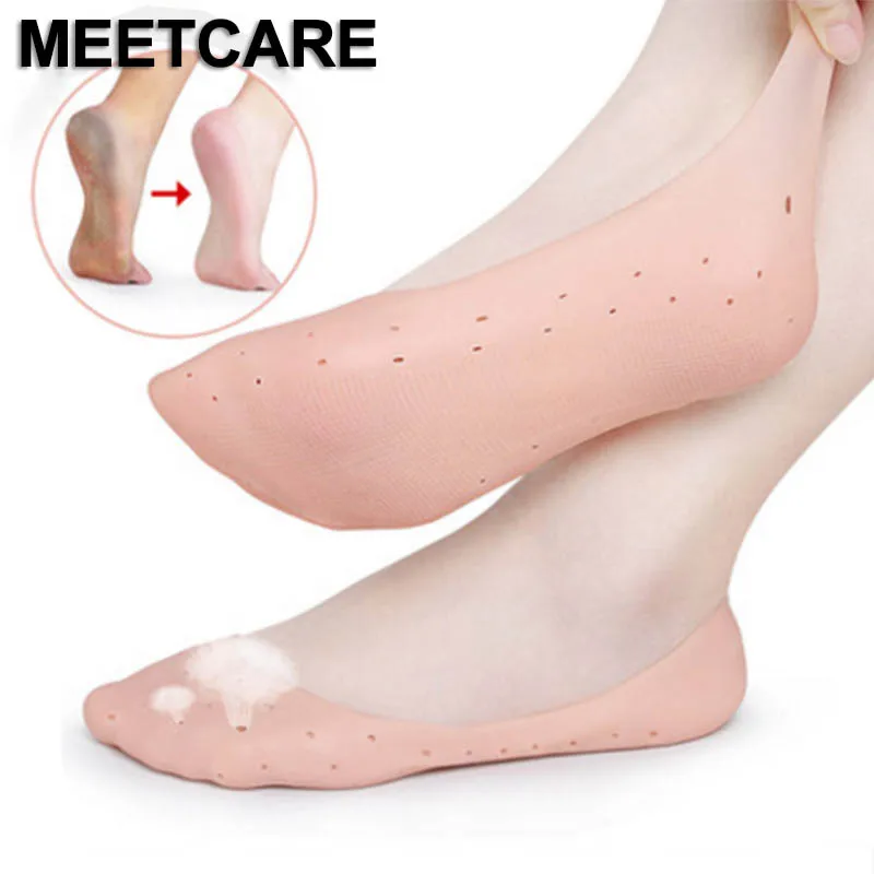 Foot Care Gel Socks Anti-wrinkle Moisturing Anti-fatigue Protect Crack Gap Blisters Silicone Pain Relieve Skin Care Corrector
Foot Care Gel Socks Anti-wrinkle Moisturing Anti-fatigue Protect Crack Gap Blisters Silicone Pain Relieve Skin Care Corrector