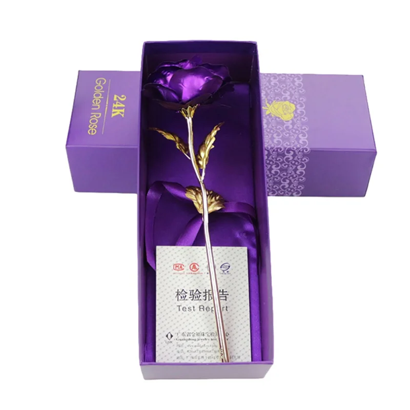 Valentine's Day Women's Gift 24K Gold Plated Rose Flower Decoration Romantic Lover Mother's Day Christmas Drop shipping
Valentine's Day Women's Gift 24K Gold Plated Rose Flower Decoration Romantic Lover Mother's Day Christmas Drop shipping