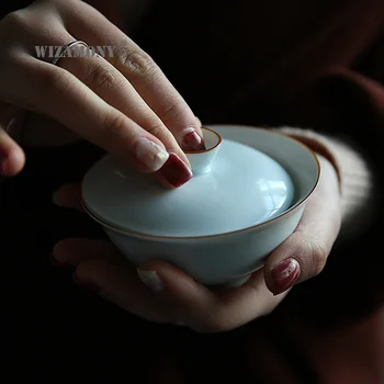 1PCS WIZAMONY Chinese Kung Fu Tea set gaiwan teapot teacups fair mug tea sets P ceramic fot gift puer Drinkware
1PCS WIZAMONY Chinese Kung Fu Tea set gaiwan teapot teacups fair mug tea sets P ceramic fot gift puer Drinkware