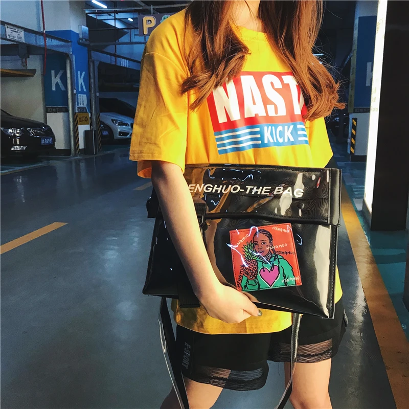 Menghuo Brand European Designer Crossbody Bags Motorcycle Shoulder Messenger Bag Women PU Leather Handbags for Cool Girls Boys (39)