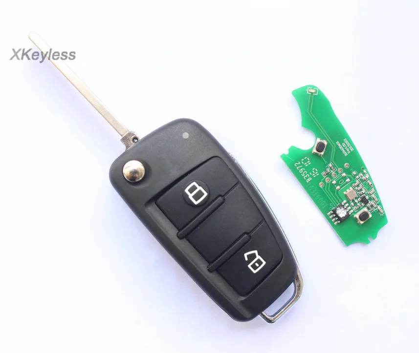 JAC J2 Yueyue Cross fob folding remote key transmitter 315mhz-1