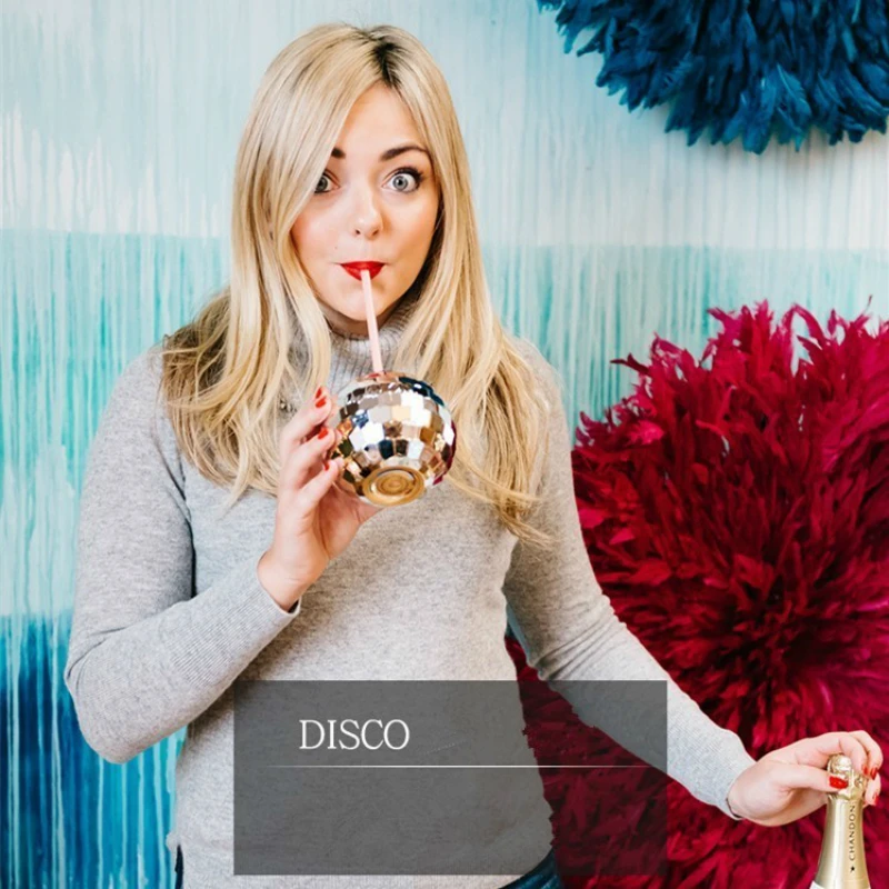 Newest Western Popular Disco Ball Cocktail Glass Party Night Club Bar Flashlight Portable Straw Cooler Tea Yerba Mate Globe Cup
Newest Western Popular Disco Ball Cocktail Glass Party Night Club Bar Flashlight Portable Straw Cooler Tea Yerba Mate Globe Cup