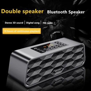 F6 Portable wireless bluetooth speaker dual speaker computer audio charging speaker subwoofer TF card speaker FM Radio With Mic
F6 Portable wireless bluetooth speaker dual speaker computer audio charging speaker subwoofer TF card speaker FM Radio With Mic