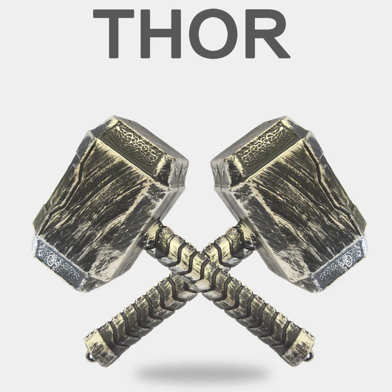 24cm Thor's Hammer Cosplay Thor Thunder Hammer Figure Weapons Model Kids Gift Movie Role Playing Safety plastic Material Toy
24cm Thor's Hammer Cosplay Thor Thunder Hammer Figure Weapons Model Kids Gift Movie Role Playing Safety plastic Material Toy