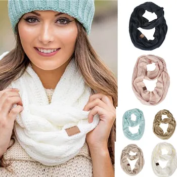 2019 Knitted Cable Ring Scarf Women Soft Winter Infinity Scarves Cashmere Neck Circle Scarf Luxury Brand Ladies Warm Snood Scarf
2019 Knitted Cable Ring Scarf Women Soft Winter Infinity Scarves Cashmere Neck Circle Scarf Luxury Brand Ladies Warm Snood Scarf