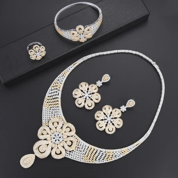 missvikki Romantic Bridal Wedding Enaggement Jewelry Set Neckalace Pendant Earrings Ring Bangle Top Quality Fashion Accessories
missvikki Romantic Bridal Wedding Enaggement Jewelry Set Neckalace Pendant Earrings Ring Bangle Top Quality Fashion Accessories