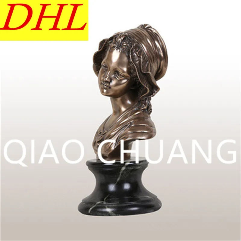Creative European Style Double Cap Girl Figures Imitation Cuprum Head Portra Craftwork Living Room Decoration G1312
Creative European Style Double Cap Girl Figures Imitation Cuprum Head Portra Craftwork Living Room Decoration G1312