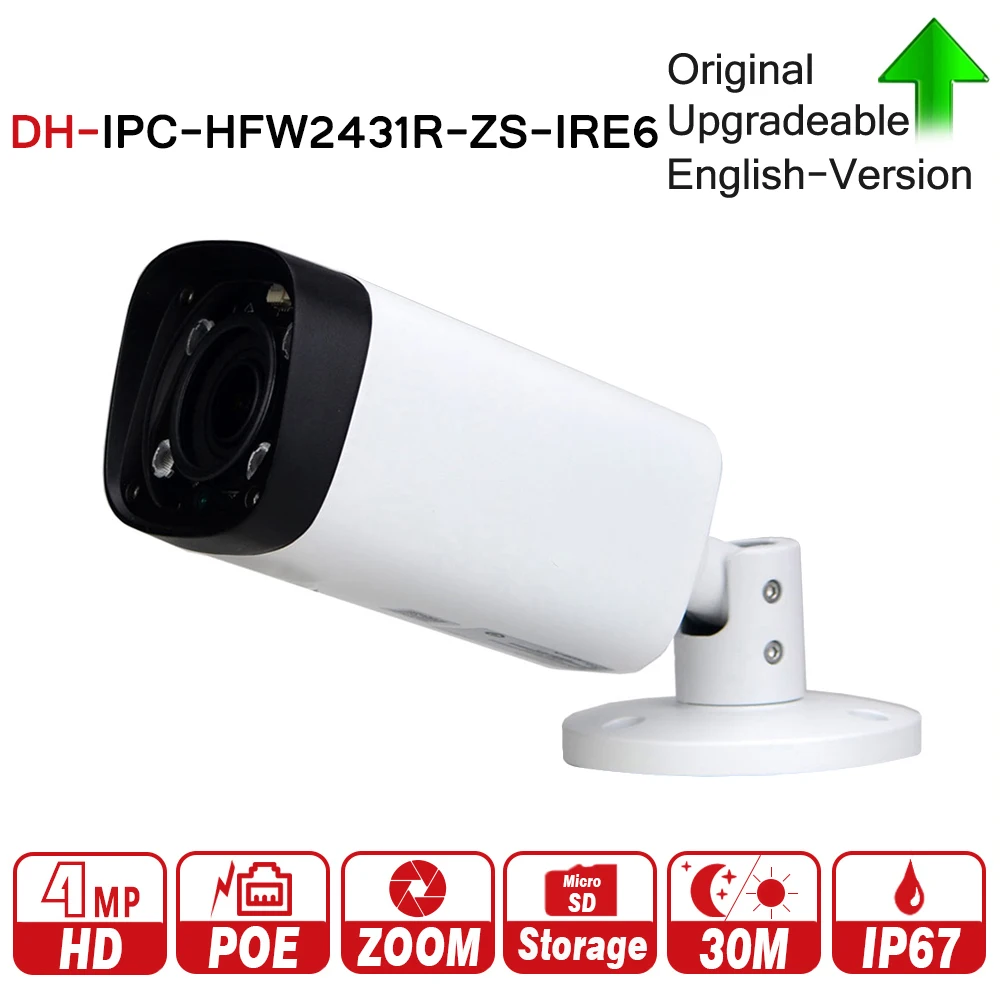 Clearance Dahua IPC-HFW2431R-ZS-IRE6 International Version Original 4mp Zoom Network Camera POE DH-IPC-HFW2431R-ZS-IRE6
Clearance Dahua IPC-HFW2431R-ZS-IRE6 International Version Original 4mp Zoom Network Camera POE DH-IPC-HFW2431R-ZS-IRE6