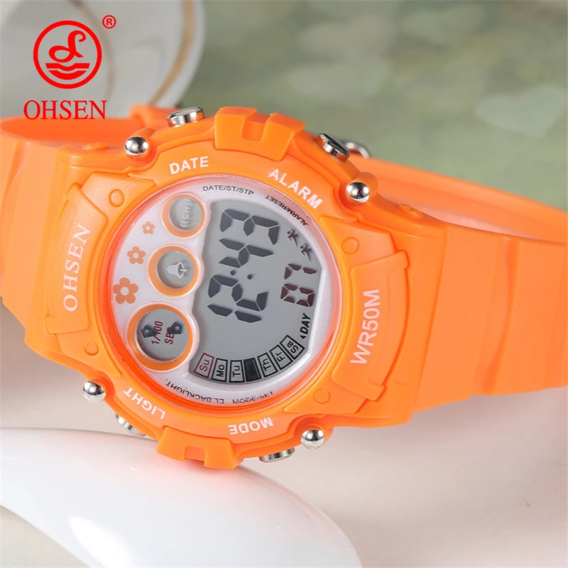 OHSEN New Fashion Children Sports Watches Kid Quartz Reloj LED Digital Clock Student Military Waterproof Watch Relogio Masculino
OHSEN New Fashion Children Sports Watches Kid Quartz Reloj LED Digital Clock Student Military Waterproof Watch Relogio Masculino