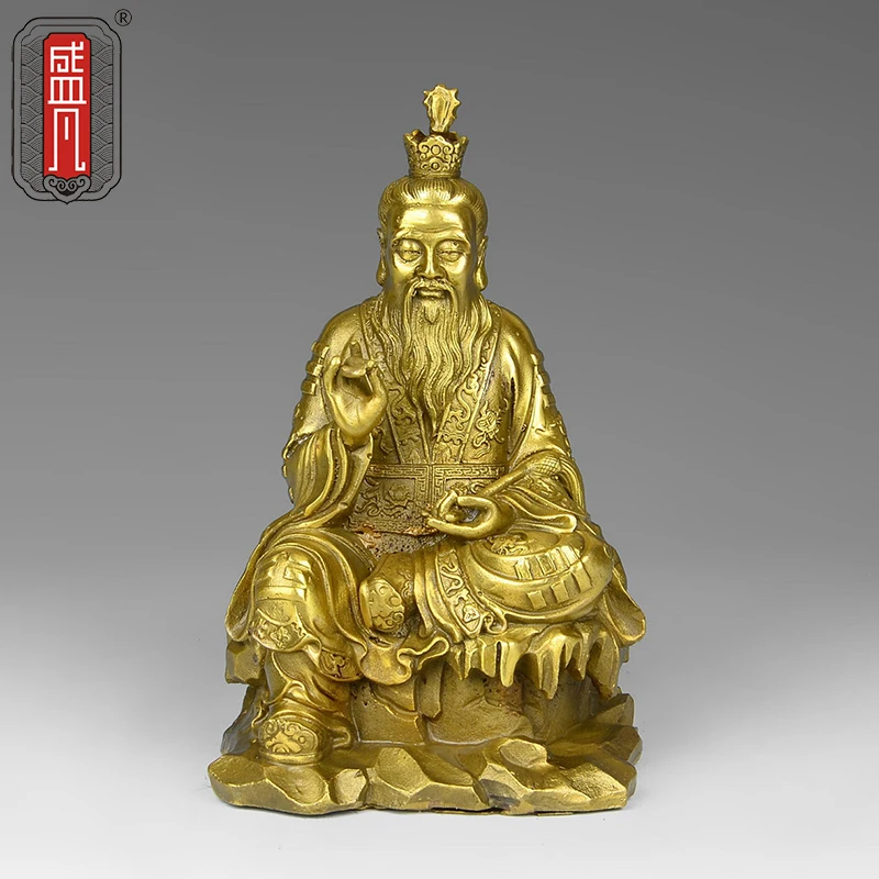 Where the light copper statue of Lao Sheng Taoist Sanqing founder Home Furnishing residential evil godsroom Art Statue 
Where the light copper statue of Lao Sheng Taoist Sanqing founder Home Furnishing residential evil godsroom Art Statue