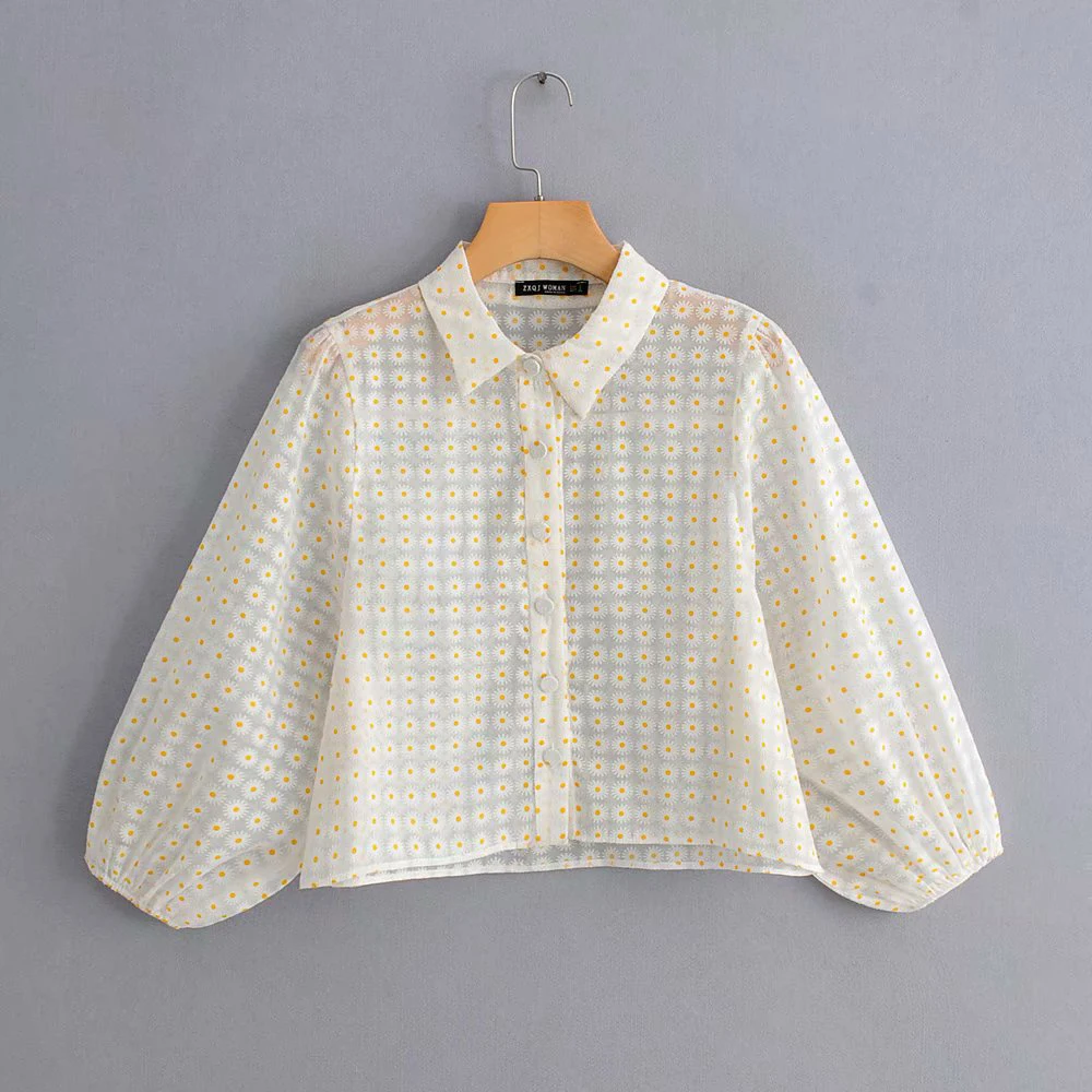 Summer Women Fashion Floral Print Blouse 2019 Women Chiffon Transparent Long Sleeve Casual Shirt For Chic Girl Street-wear Tops
Summer Women Fashion Floral Print Blouse 2019 Women Chiffon Transparent Long Sleeve Casual Shirt For Chic Girl Street-wear Tops
