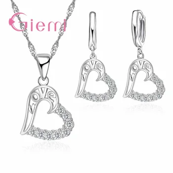 Shining Special Design Bijoux 925 Sterling Silver Gift For Lovers Hot Sell Pendant Loop Earring Necklace Cheap Wholesale
Shining Special Design Bijoux 925 Sterling Silver Gift For Lovers Hot Sell Pendant Loop Earring Necklace Cheap Wholesale