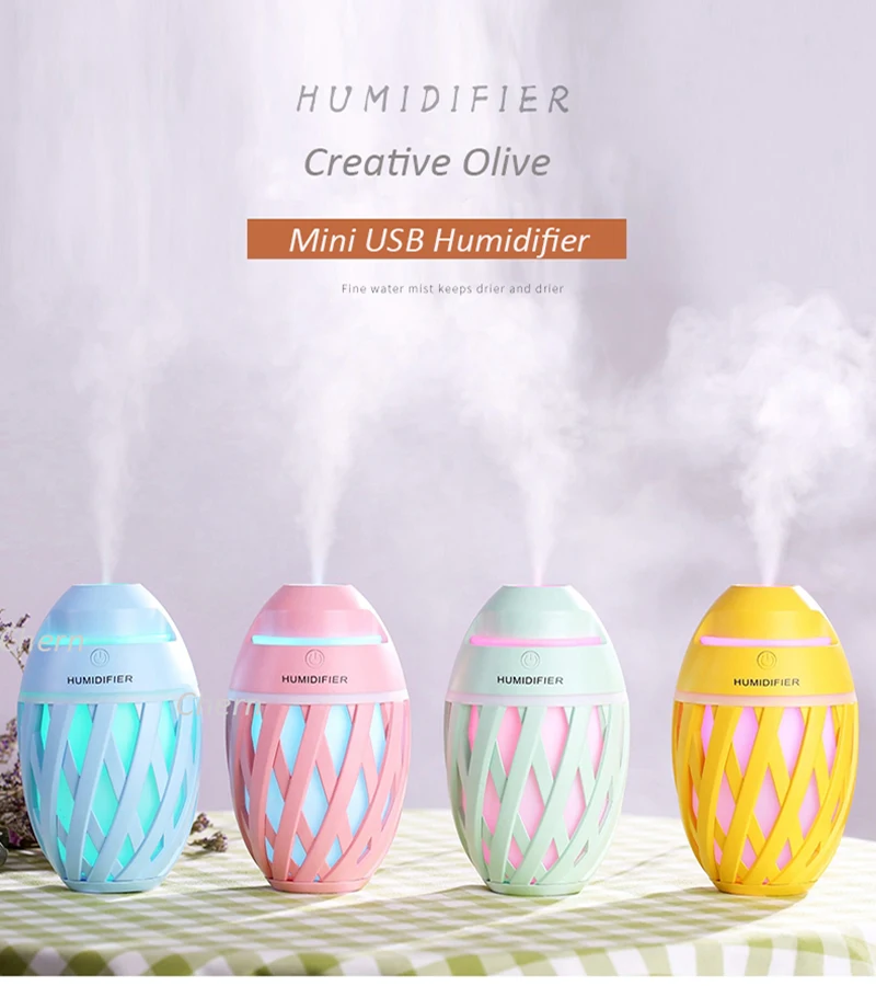 New LED USB Humidifier Mini Aroma Diffuser Air Humidifiers with Aroma Lamp Aromatherapy Diffuser Mist Maker with LED Light 320ML
New LED USB Humidifier Mini Aroma Diffuser Air Humidifiers with Aroma Lamp Aromatherapy Diffuser Mist Maker with LED Light 320ML