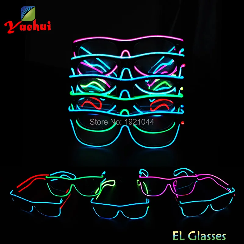 EL Wire Glowing Glasses with Sound Activated Driver, Party Decoration, Wholesale, 5Pieces, EL Product
EL Wire Glowing Glasses with Sound Activated Driver, Party Decoration, Wholesale, 5Pieces, EL Product