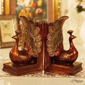 The study of European book by Home Furnishing Bookends ornament peacock jewelry ornaments gift
The study of European book by Home Furnishing Bookends ornament peacock jewelry ornaments gift