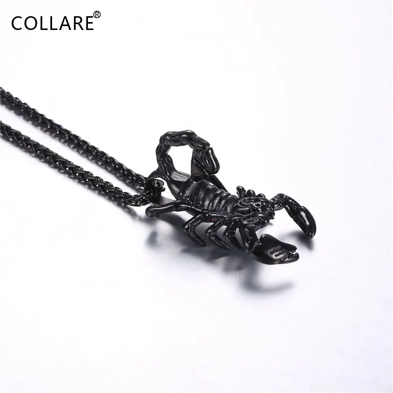 Collare Scorpion Retro Pendant Black Color October Gift Zodiac Necklace 316L Stainless Steel Halloween Men Jewelry P852
Collare Scorpion Retro Pendant Black Color October Gift Zodiac Necklace 316L Stainless Steel Halloween Men Jewelry P852