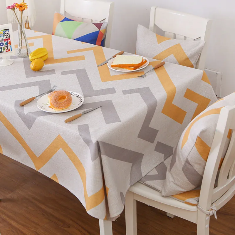 Geometric Tablecloth Gray Orange Home Decorative Rectangular Waterproof Table Cloths Linen Modern Coffee Table Cover Stripes
Geometric Tablecloth Gray Orange Home Decorative Rectangular Waterproof Table Cloths Linen Modern Coffee Table Cover Stripes