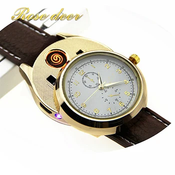Rechargeable USB Watch Lighter Electronic Cigarette Lighter USB Charge Flameless Cigar Wrist Watches Lighter for Man
Rechargeable USB Watch Lighter Electronic Cigarette Lighter USB Charge Flameless Cigar Wrist Watches Lighter for Man