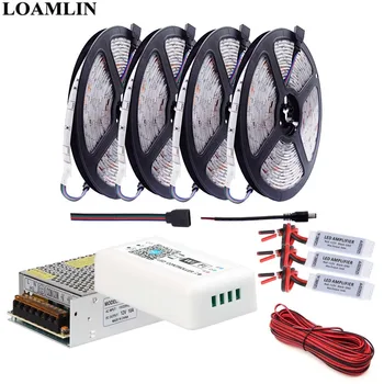 RGB Led Strip 5050 30Leds/m Flexible Light RGB WIFI Led Controller Amplifier DC12V Led Transformer Adapter Kit 5M 10M 15M 20M
RGB Led Strip 5050 30Leds/m Flexible Light RGB WIFI Led Controller Amplifier DC12V Led Transformer Adapter Kit 5M 10M 15M 20M