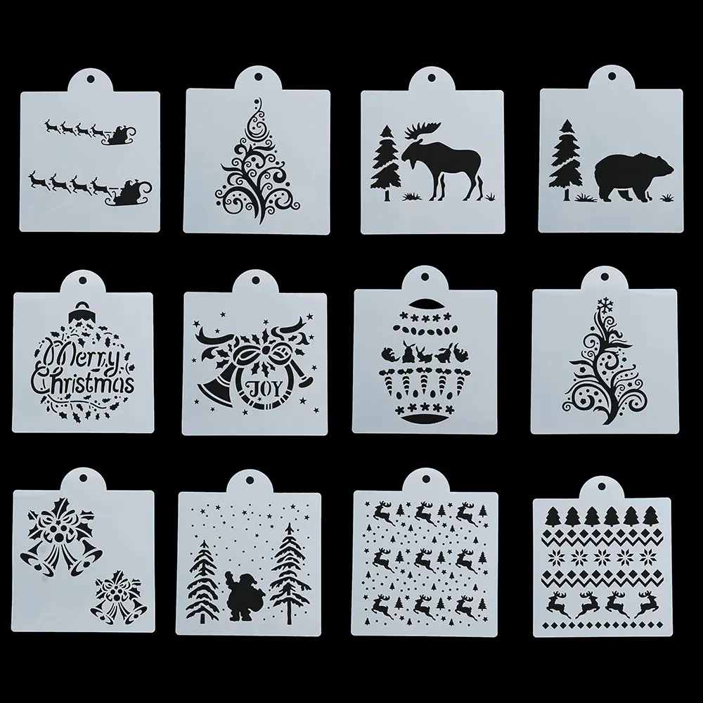 12PCS/Set Christmas Theme Layering Stencils DIY Wall Painting Scrapbooking Stamp Album Decor Embossing Paper Card Template
12PCS/Set Christmas Theme Layering Stencils DIY Wall Painting Scrapbooking Stamp Album Decor Embossing Paper Card Template
