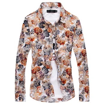 MarKyi fashion men shirt floral printing 2017 new mens shirts casual slim fit long sleeve plus size 3xl camisas para hombre
MarKyi fashion men shirt floral printing 2017 new mens shirts casual slim fit long sleeve plus size 3xl camisas para hombre