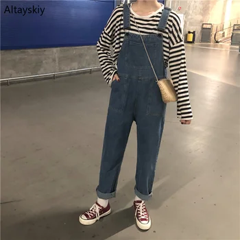 Jumpsuits Women Trendy All-match Solid Straight Pockets Ankle-Length Simple Retro Womens Soft Female Autumn 2020 Jumpsuit Lovely
Jumpsuits Women Trendy All-match Solid Straight Pockets Ankle-Length Simple Retro Womens Soft Female Autumn 2020 Jumpsuit Lovely