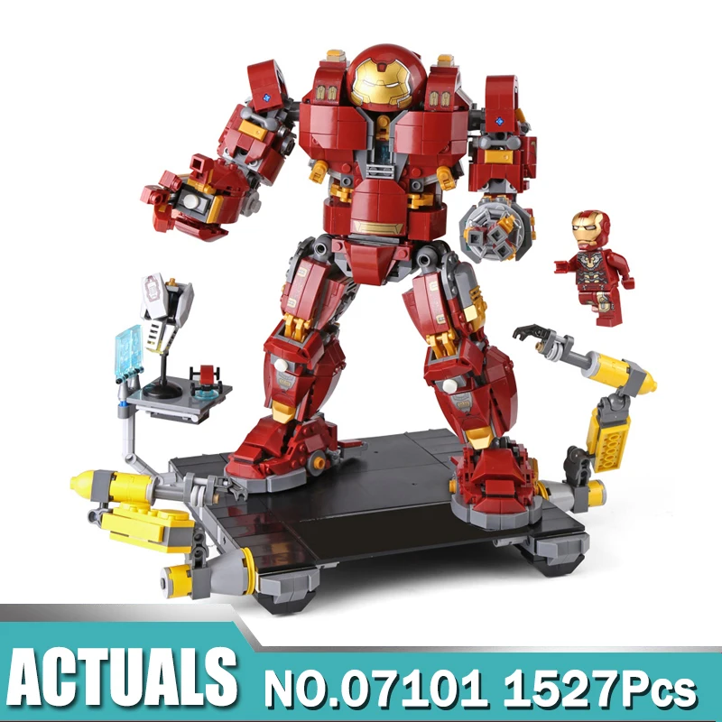 Super Hero 07101 Iron Man Anti Hulk Mech Hulkbuster Ultron compatible with Lego 76105 Building Bricks Blocks Toys
Super Hero 07101 Iron Man Anti Hulk Mech Hulkbuster Ultron compatible with Lego 76105 Building Bricks Blocks Toys