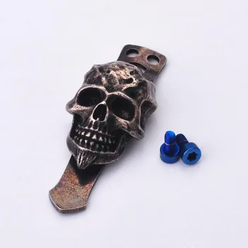New EDC tool, universal steel fire back clip waist clip external EDC pocket clip K sheath clip brass steel Skull
New EDC tool, universal steel fire back clip waist clip external EDC pocket clip K sheath clip brass steel Skull