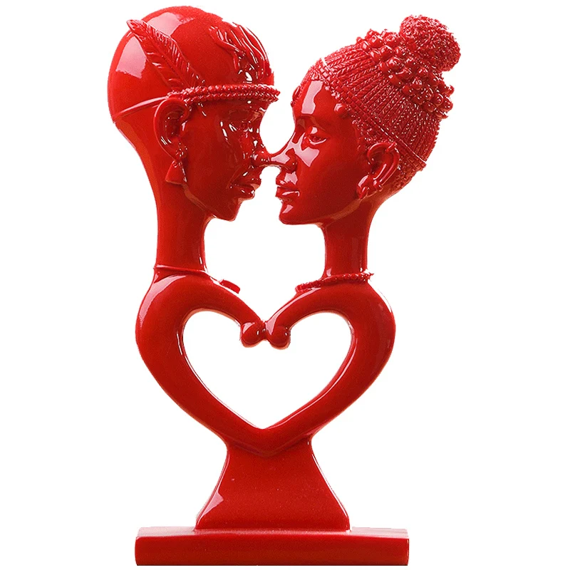 1PCS Red Ceramic Lovers Ornaments Figurines Couple Kissing Model Miniatures Decoration Crafts Wedding Gifts for Home Decor
1PCS Red Ceramic Lovers Ornaments Figurines Couple Kissing Model Miniatures Decoration Crafts Wedding Gifts for Home Decor