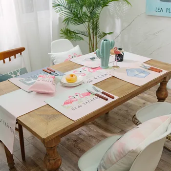 Wedding Party Table Runner Flamingo Imitated Linen Rustic Table Decoration Accessories Table cloth Home Textiles over
Wedding Party Table Runner Flamingo Imitated Linen Rustic Table Decoration Accessories Table cloth Home Textiles over