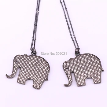 5Pcs High Quality Micro Pave Clear Cubic Zirconia Elephant pendant necklace for men and women jewelry
5Pcs High Quality Micro Pave Clear Cubic Zirconia Elephant pendant necklace for men and women jewelry