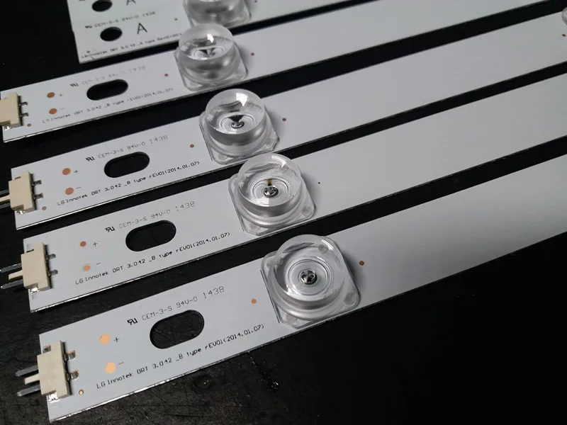 100% NEW 16PCS(8*A,8*B) LED strips for LG INNOTEK DRT 3.0 42"-A/B Type 6916L 1709B 1710B 1957E 1956E 6916L-1956A 6916L-1957A
100% NEW 16PCS(8*A,8*B) LED strips for LG INNOTEK DRT 3.0 42"-A/B Type 6916L 1709B 1710B 1957E 1956E 6916L-1956A 6916L-1957A