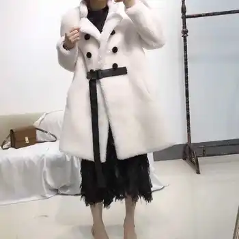 2020 BFFUR Women Luxurious Clothing Real Wool Fur Coat With Leather Belt Female Winter Warm Jacket Park With Real Wool Fur
2020 BFFUR Women Luxurious Clothing Real Wool Fur Coat With Leather Belt Female Winter Warm Jacket Park With Real Wool Fur