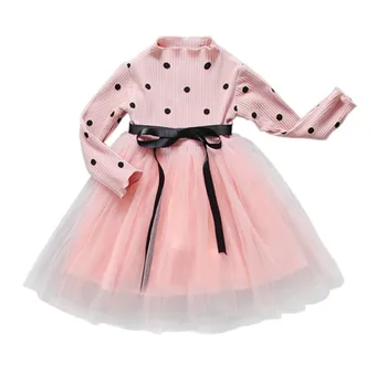 Spring Autumn Sweet Baby Girls Dress Sweater Princess Polk Dot Dress Baby Clothes For Girls Party Pageant Long Sleeve Dresses
Spring Autumn Sweet Baby Girls Dress Sweater Princess Polk Dot Dress Baby Clothes For Girls Party Pageant Long Sleeve Dresses
